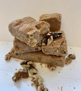 Coffee and walnut stack